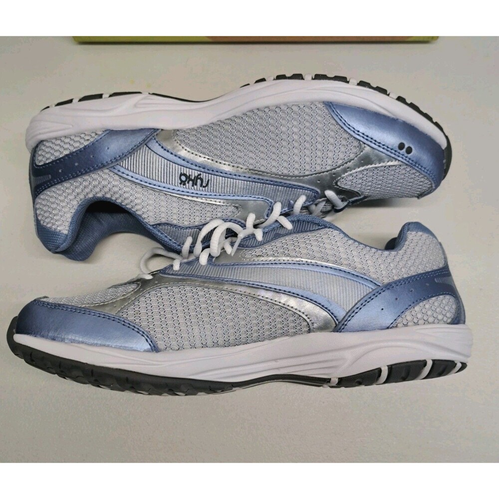 Ryka Dash Womens 11W Walking Sneakers Blue Leather - Picture 3 of 6